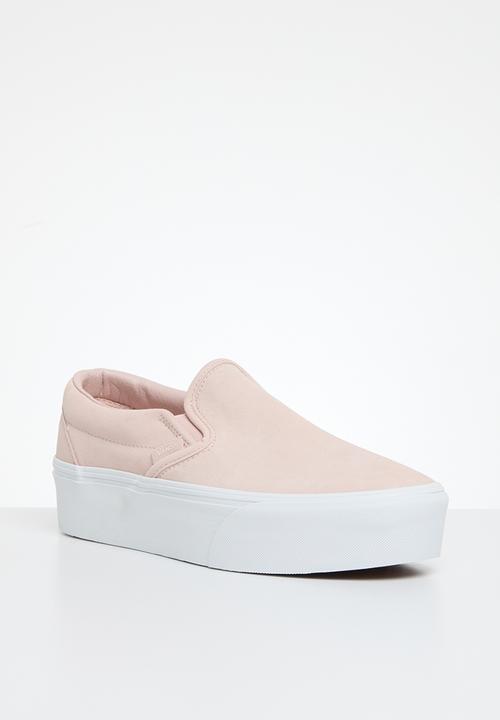 Vans - Ua classic slip-on stackform - mono embroidery rose smoke