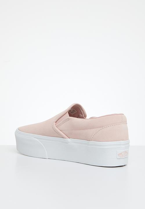 Vans - Ua classic slip-on stackform - mono embroidery rose smoke