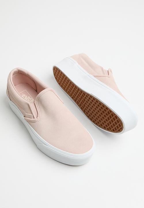 Vans - Ua classic slip-on stackform - mono embroidery rose smoke