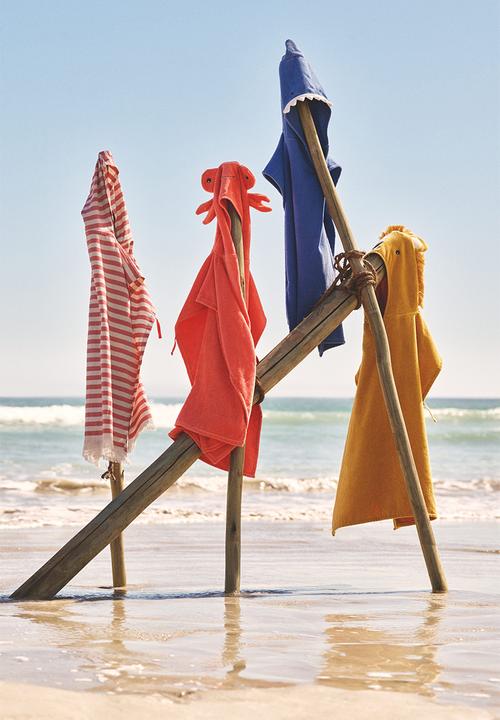 H&M - Poncho towel - multi,orange