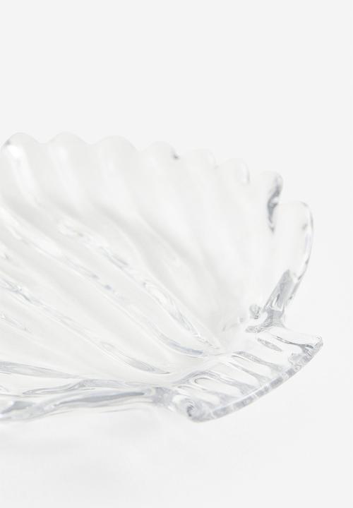 H&M - Shell-shaped glass dish - transparent
