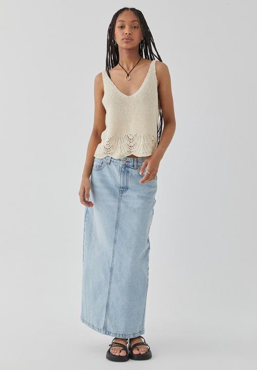 Supré  - Olivia crochet cami - neutral