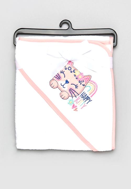 Character Group - Hooded towels embroidered - rainbow