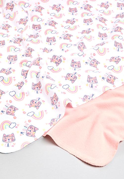 Character Group - 2 Pack receiving blankets - rainbow jungle
