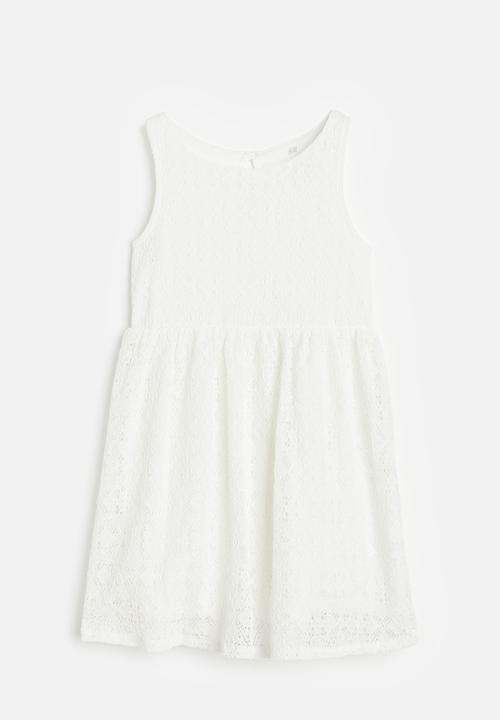 H&M - Lace dress - white