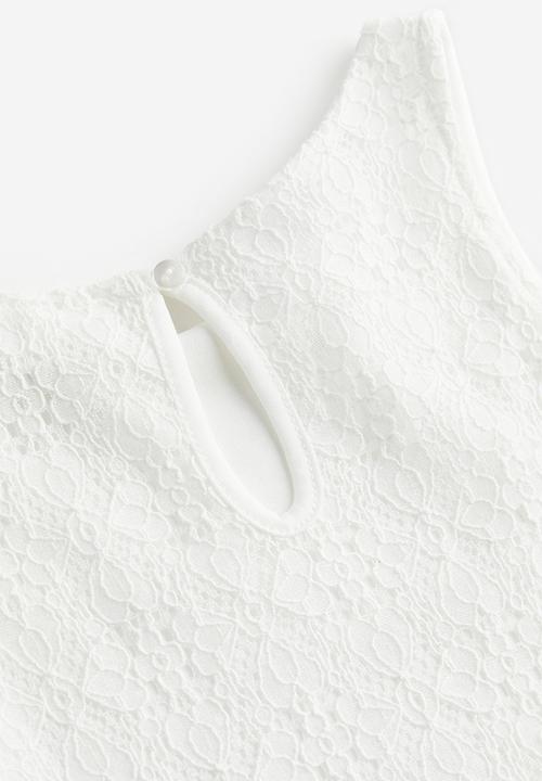 H&M - Lace dress - white