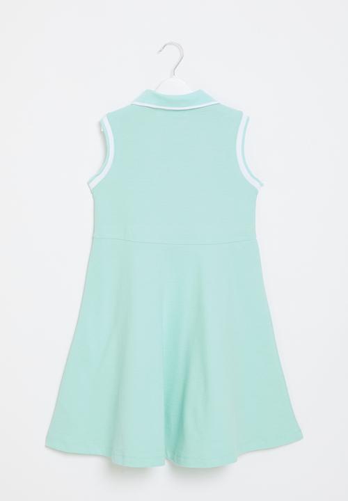 MINOTI - pique vest dress - light blue 1