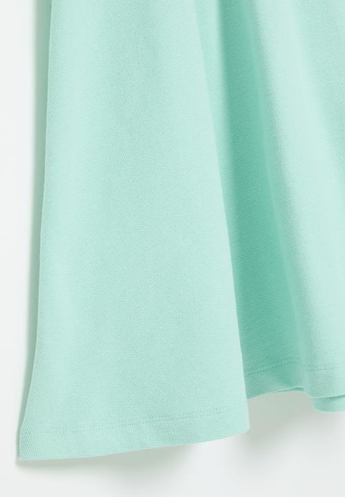 MINOTI - pique vest dress - light blue 1