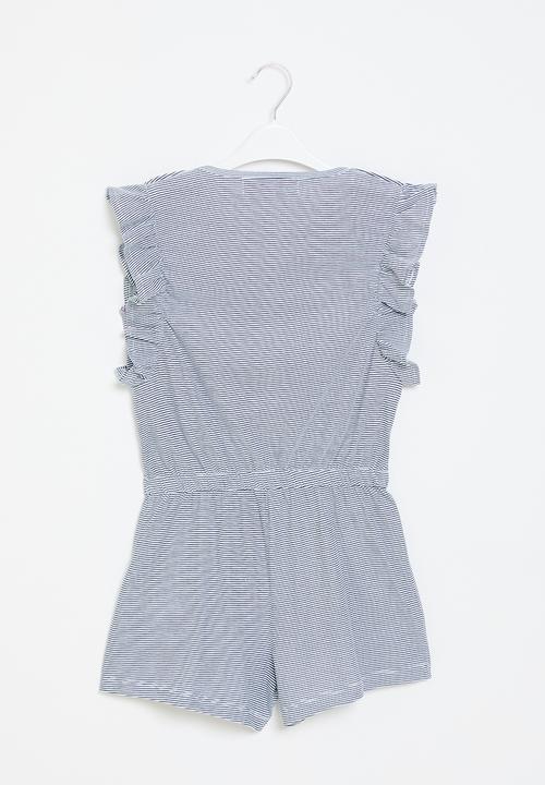 MINOTI - Jersey aop playsuit - navy - navy