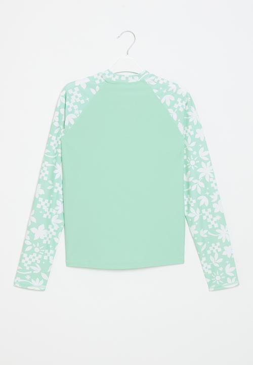 Billabong  - Catch a wave l/sl sunshirt - mint chip
