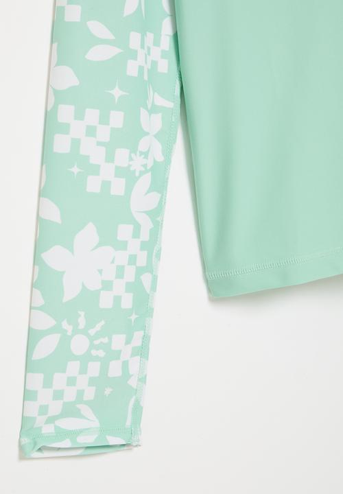 Billabong  - Catch a wave l/sl sunshirt - mint chip