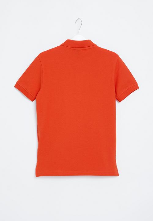 POLO - Boys classic short sleeve golfer - red