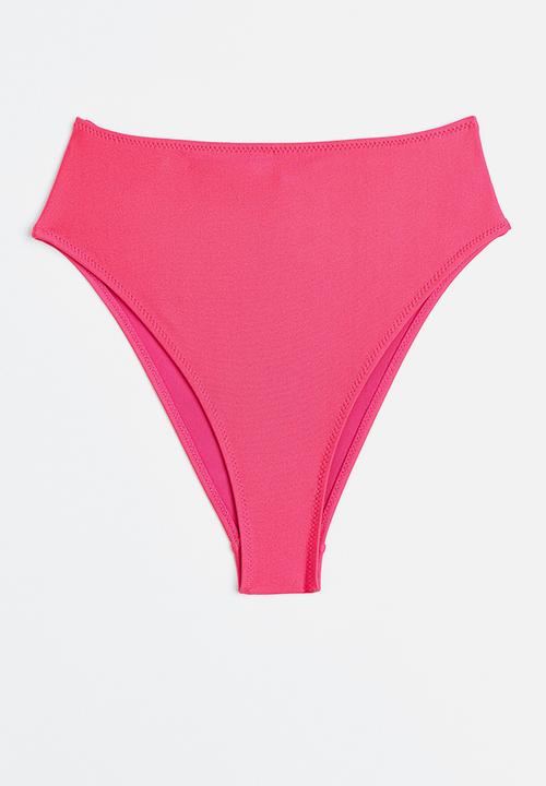 H&M - Brazilian bikini bottoms - cerise