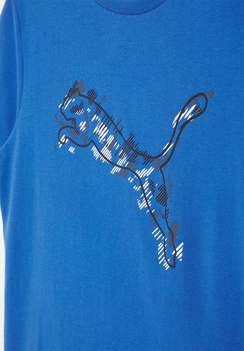 PUMA - Active sports graphic tee b - racing blue