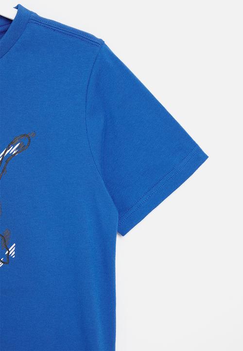 PUMA - Active sports graphic tee b - racing blue