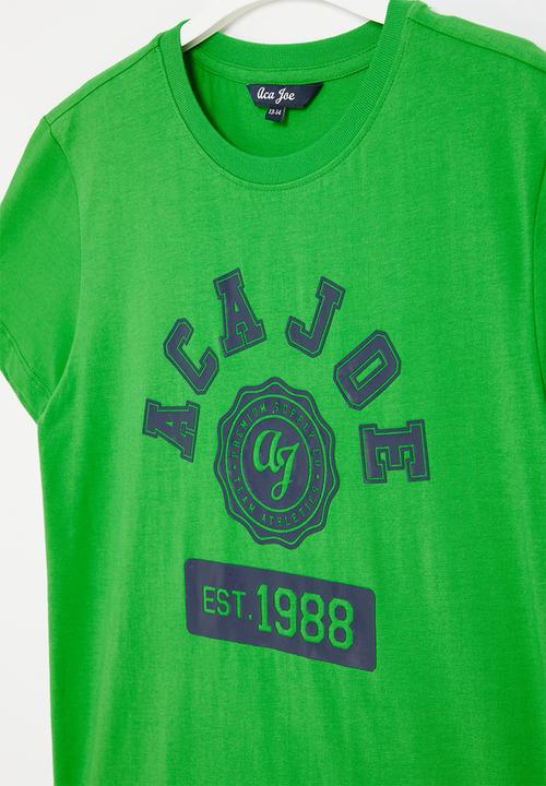 Aca Joe - Printed tee - green