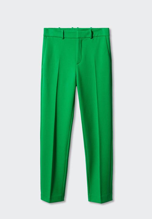 MANGO - Trousers paloma - green