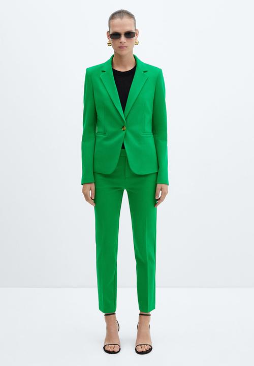 MANGO - Trousers paloma - green