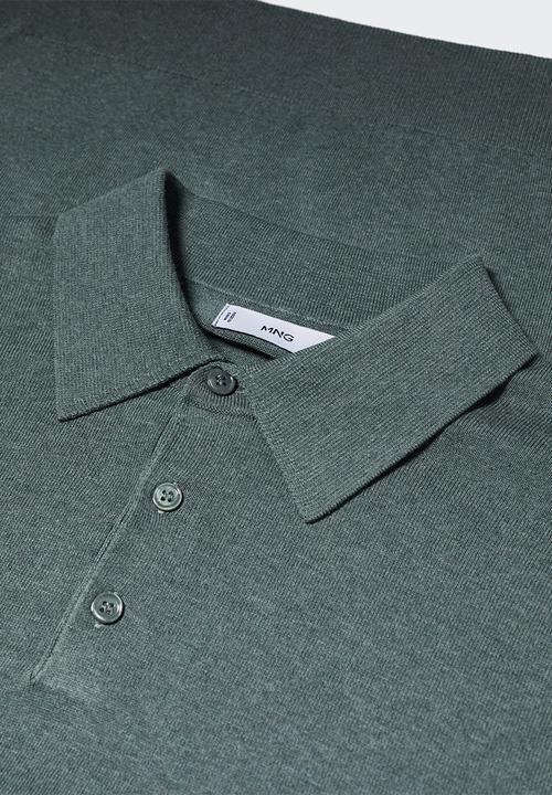 MANGO - Polo shirt tens - medium green 
