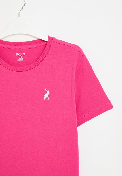 POLO - Girls kelly short sleeve tee - cerise