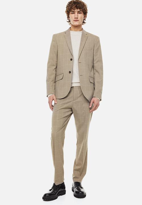 H&M - Slim fit jacket - beige 
