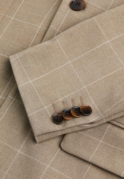 H&M - Slim fit jacket - beige 