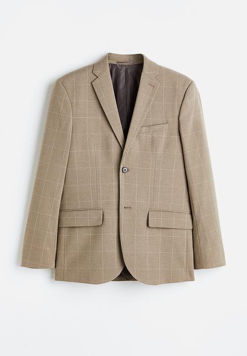 H&M - Slim fit jacket - beige 