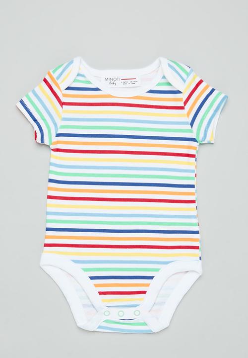 MINOTI - 3 Pack bodysuits - white