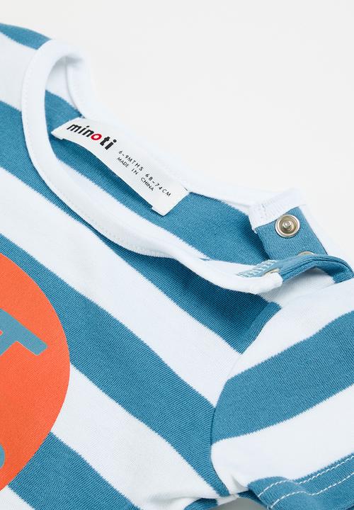 MINOTI - 2 Pack T-shirt - blue 