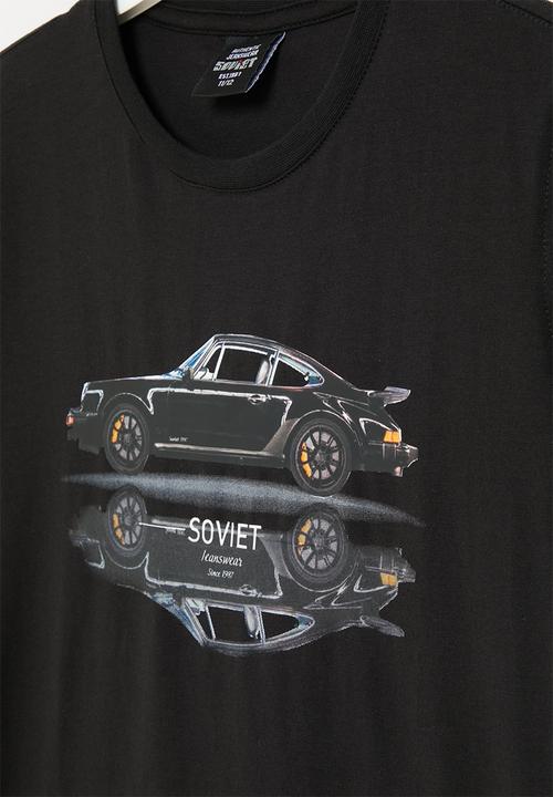 SOVIET - Boys fashion tee - black