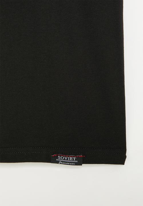 SOVIET - Boys fashion tee - black