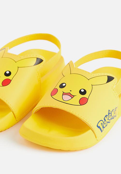 H&M - Printed pool shoes - yellow