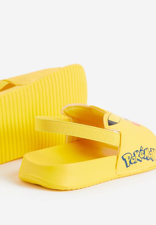 H&M - Printed pool shoes - yellow
