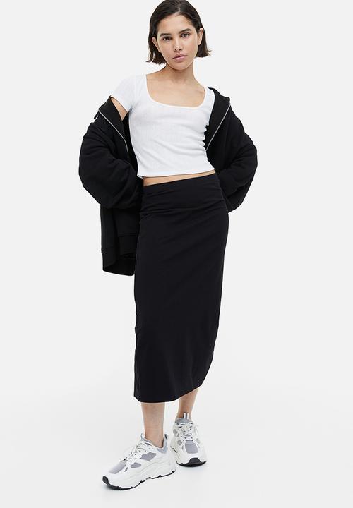 H&M - Pointelle jersey top - white