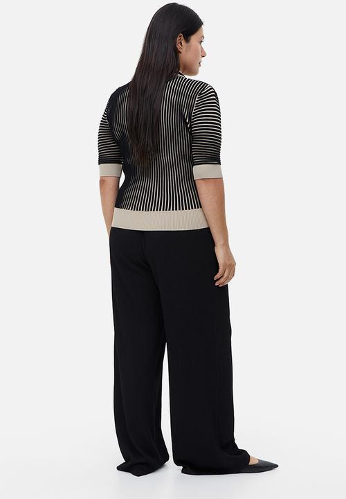 H&M - Pull-on jersey trousers - black