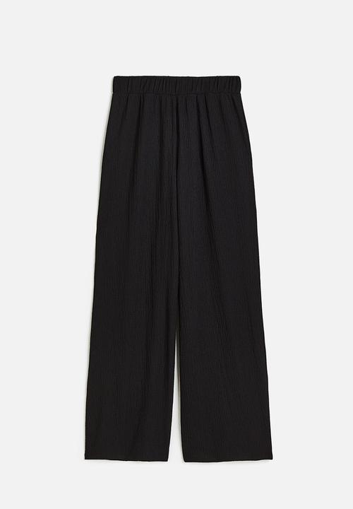 H&M - Pull-on jersey trousers - black