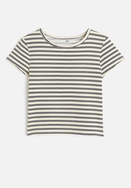 H&M - Printed T-shirt - beige 