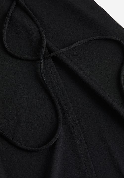 H&M - Jersey wrap dress - black