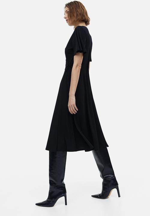H&M - Jersey wrap dress - black