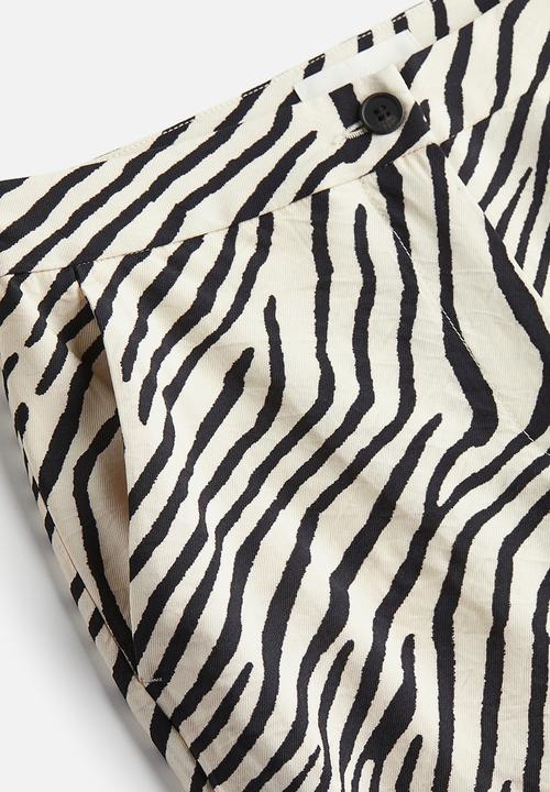 H&M - Flared trousers - white multi
