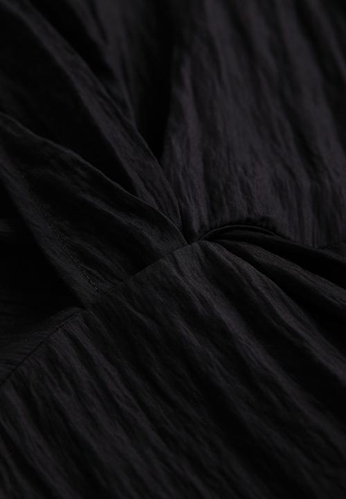 H&M - Knot-detail dress - black
