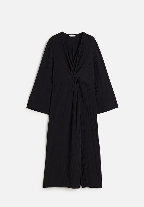 H&M - Knot-detail dress - black