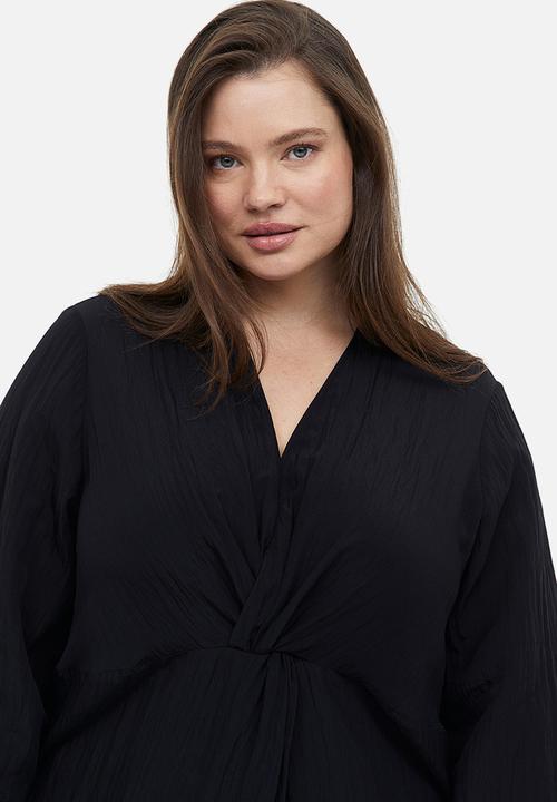 H&M - Knot-detail dress - black