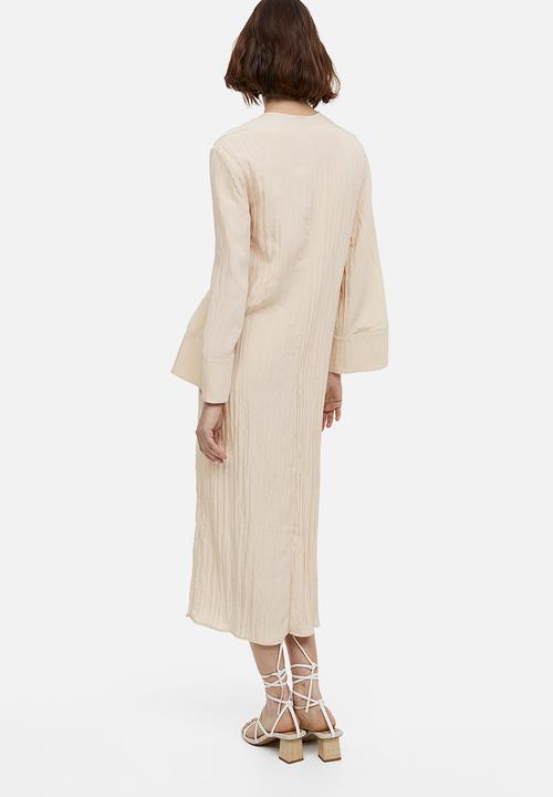 H&M - Knot-detail dress - beige
