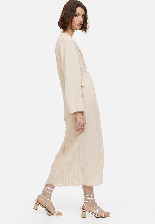 H&M - Knot-detail dress - beige