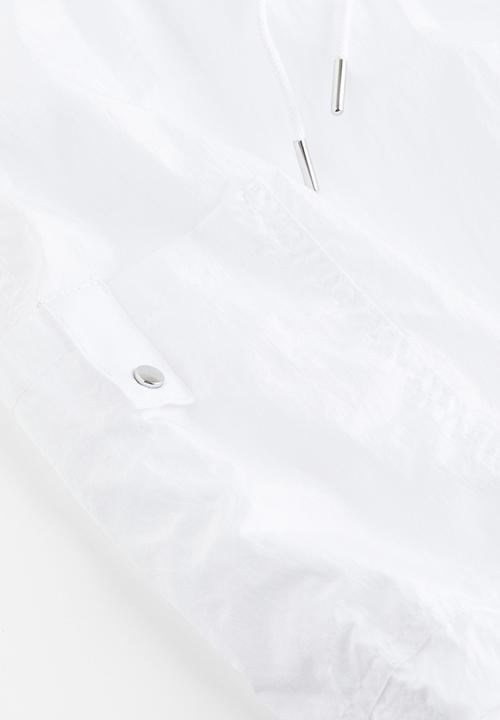 H&M - Nylon parachute trousers - white