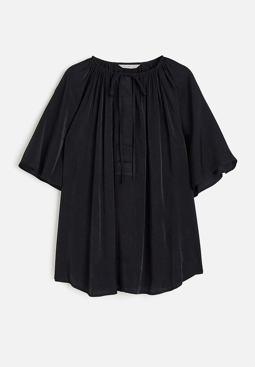H&M - Oversized blouse - navy blue