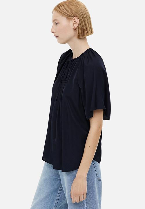 H&M - Oversized blouse - navy blue