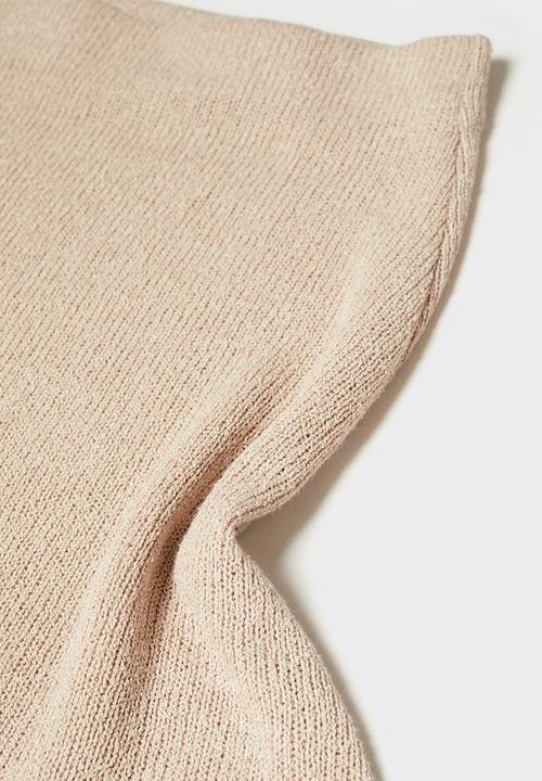 MANGO - Skirt stilly - sand