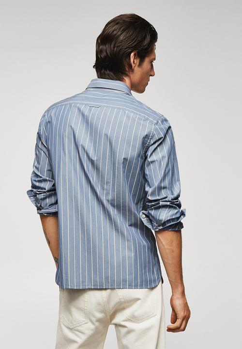 MANGO - Shirt sorgues - blue 